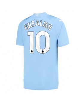 Billige Manchester City Jack Grealish #10 Hjemmedrakt 2023-24 Kortermet